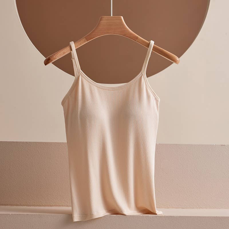 Built In Babe Ribbed Cami Tank