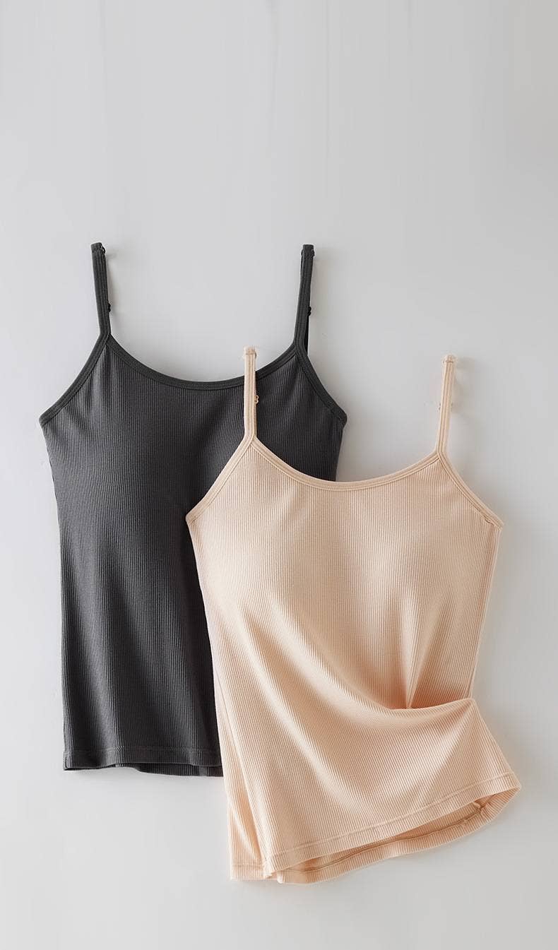 Built In Babe Ribbed Cami Tank