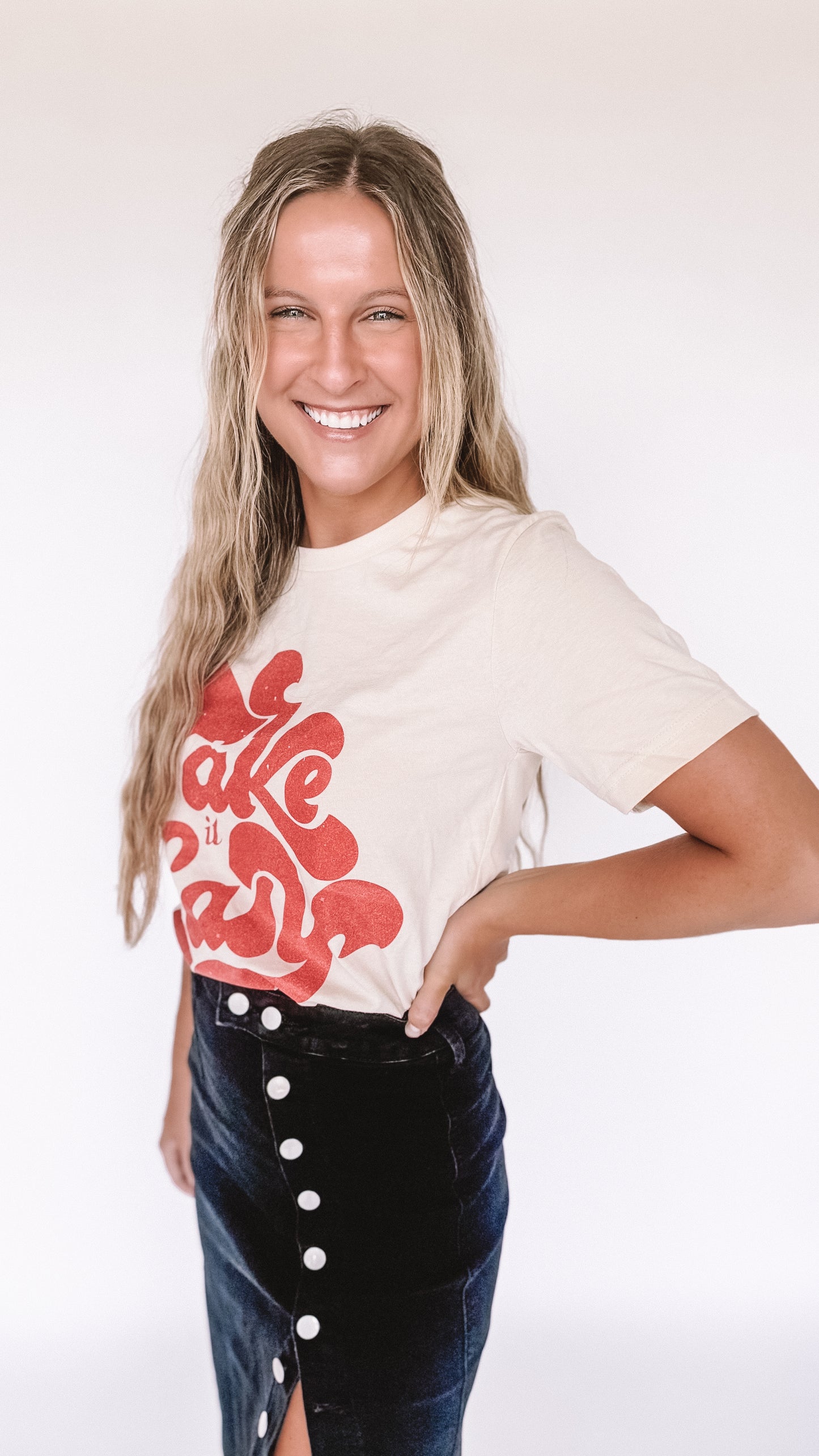 Take It Easy Oversized Graphic Tee